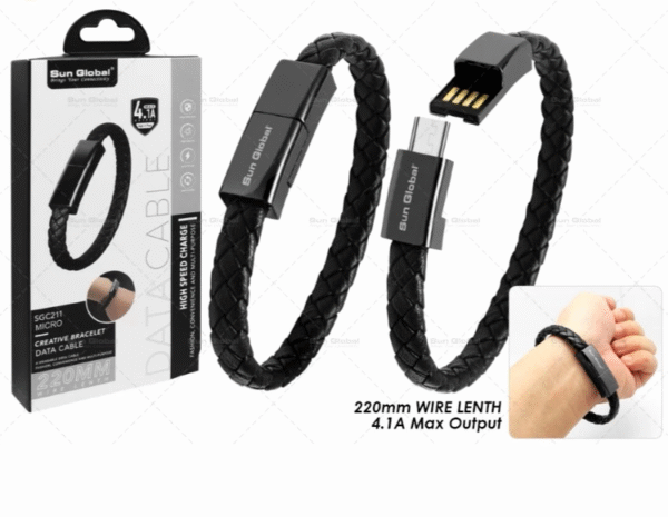 Micro USB High Speed Charge Data Cable 4.1A Sun Global SGC211