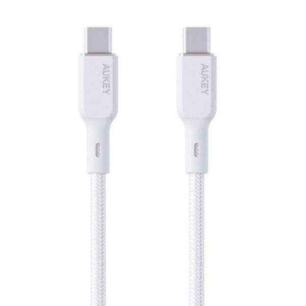 Aukey CB-KCC101 Circlet Blink Aramid Fiber USB C to C Cable -1m